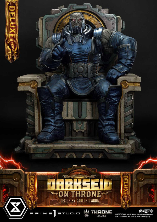 Darkseid (On Throne, DX), Justice League, Prime 1 Studio, Pre-Painted, 1/4
